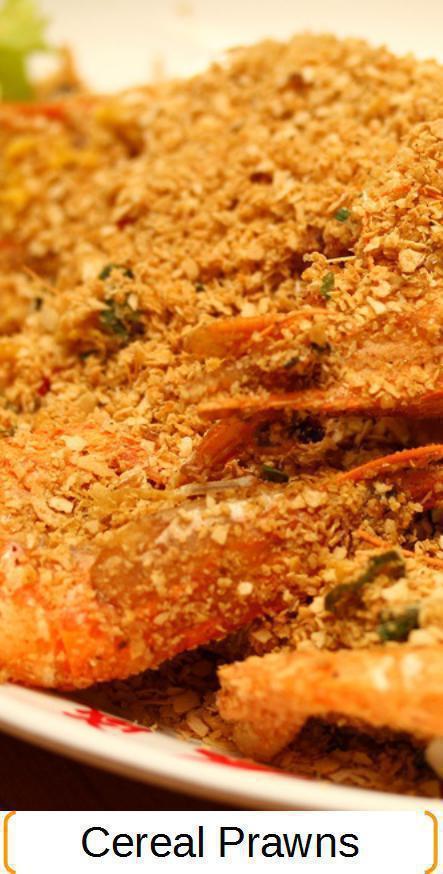 Cereal prawns recipe