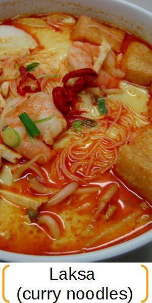 Laksa - curry noodles recipe