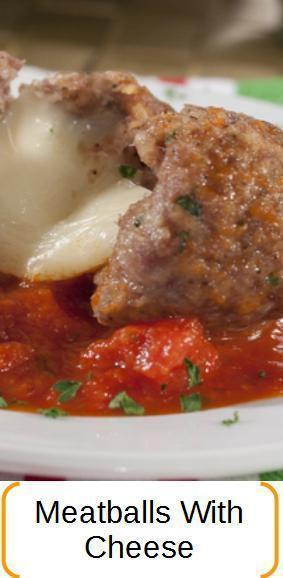 Meatballs with cheese recipe