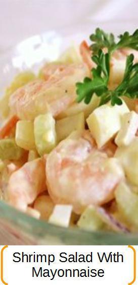 Shrimp salad with mayo recipe