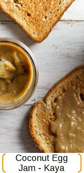 Coconut egg jam - kaya recipe