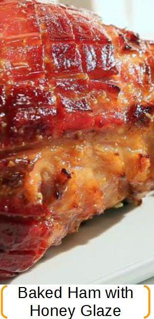 Baked ham with honey glaze recipe