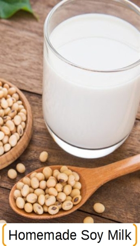 Fresh soy milk recipe